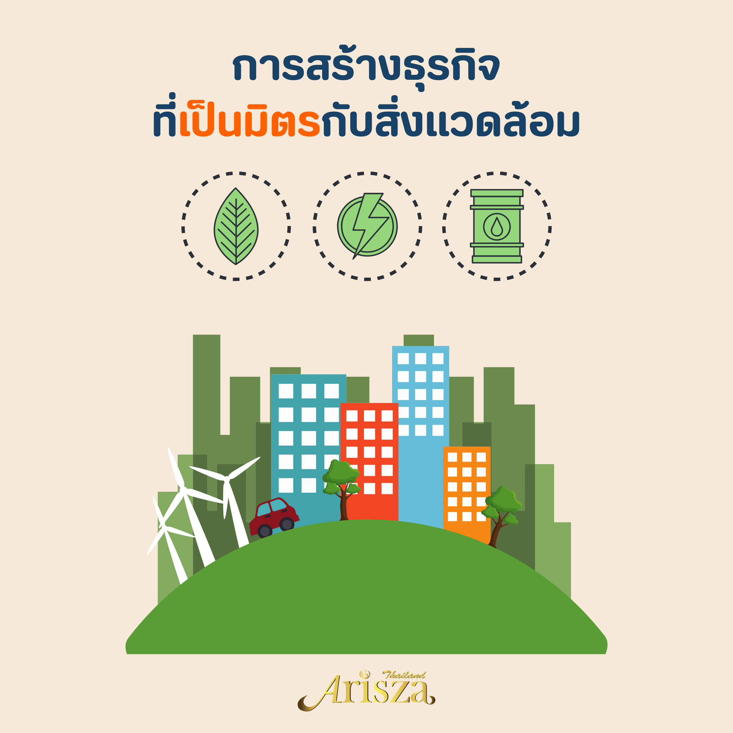 การสร้างธุรกิจที่เป็นมิตรกับสิ่งแวดล้อม